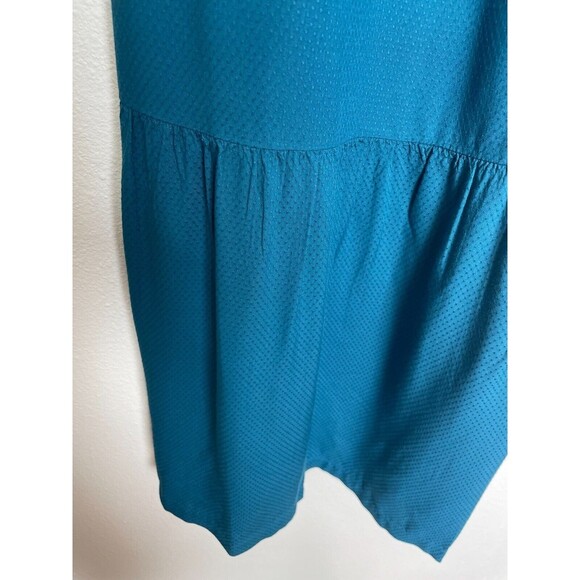 Roxy Dream Sz XS Spaghetti Strap Midi Dress Teal Sleeveless Tiered V-Neck NWT - Picture 7 of 16
